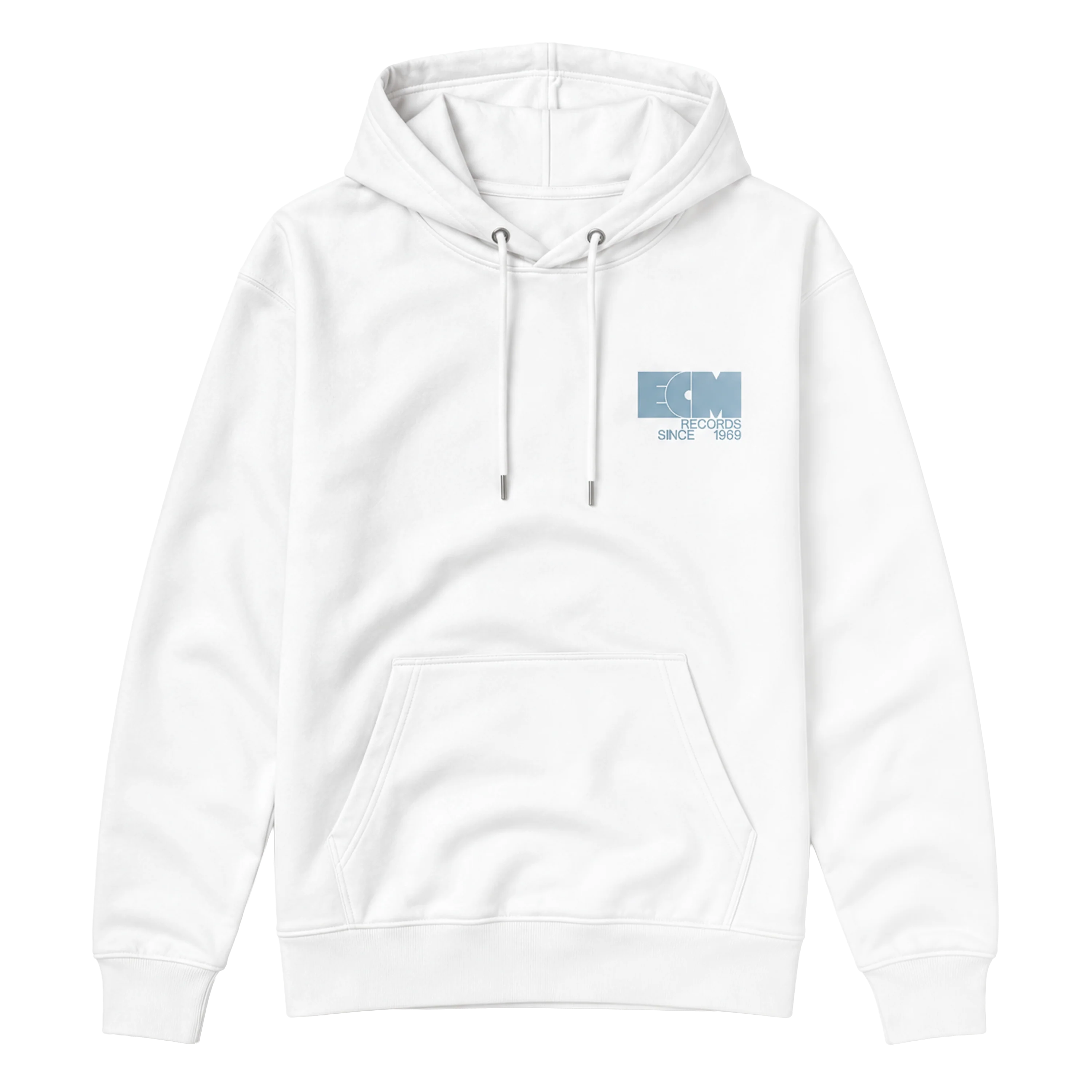 ECM Logo Hoodie White
