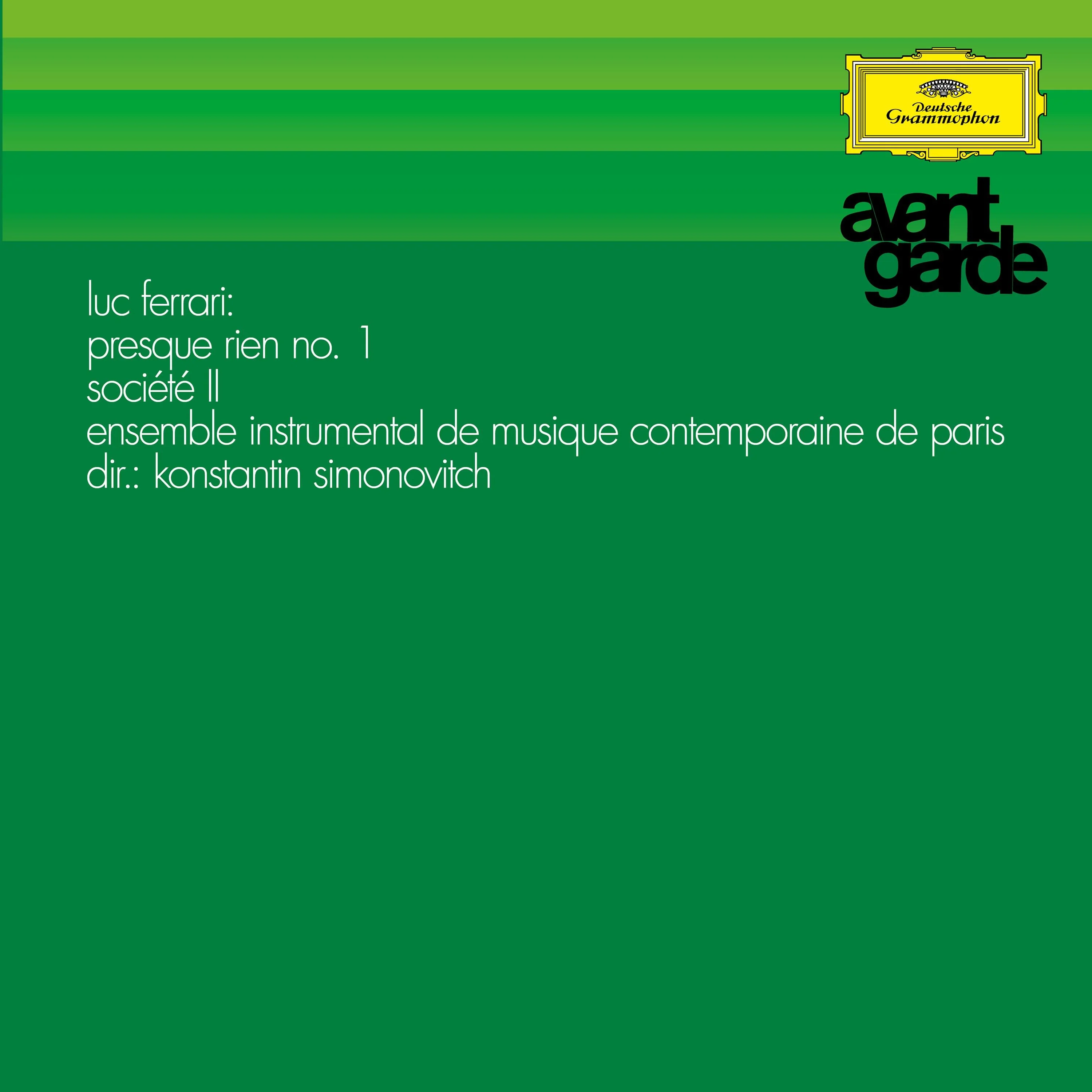 Luc Ferrari: Presque Rien Nr.1; Societé II - Image 2